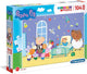 Clementoni - puzzle 104 pièces maxi peppa pig, puzzles pour enfants, 6-8 ans, 23735