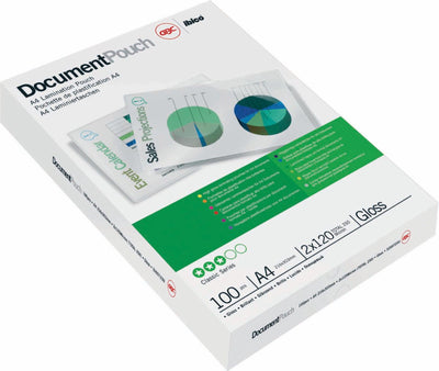 Pochette de plastification gbc transparente pack 100 pcs.