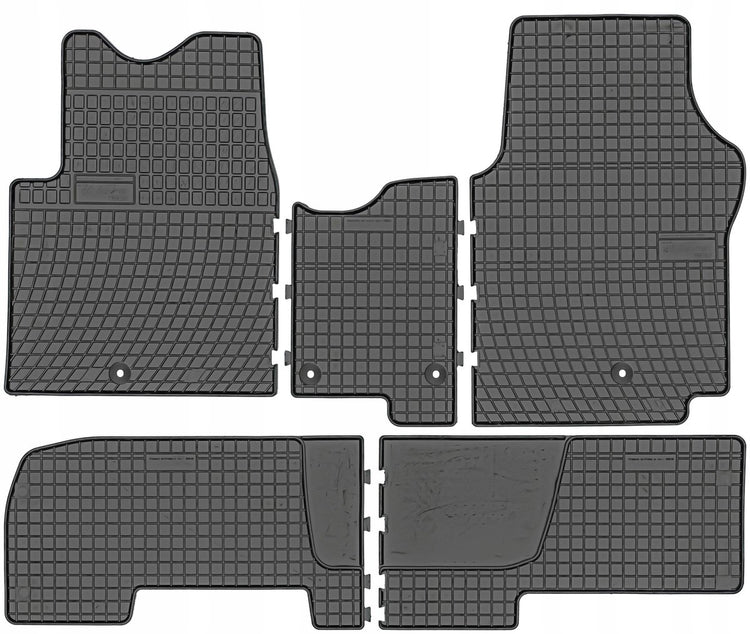 Tapis en caoutchouc Frogum Opel Vivaro (a b) 2001-2019 (convient pour la 2ème rangée de sièges) -