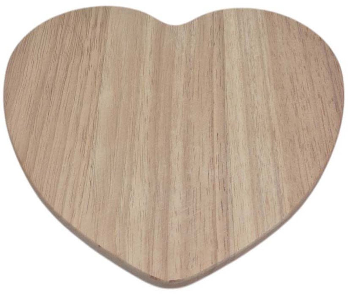 Planche à pain en bois Playwood en forme de cœur