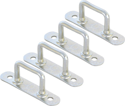 Carpoint Pont à visser en métal 36 mm - lot de 4 - espacement des trous 51 mm - montage par vis - durable - pour montage sur câble