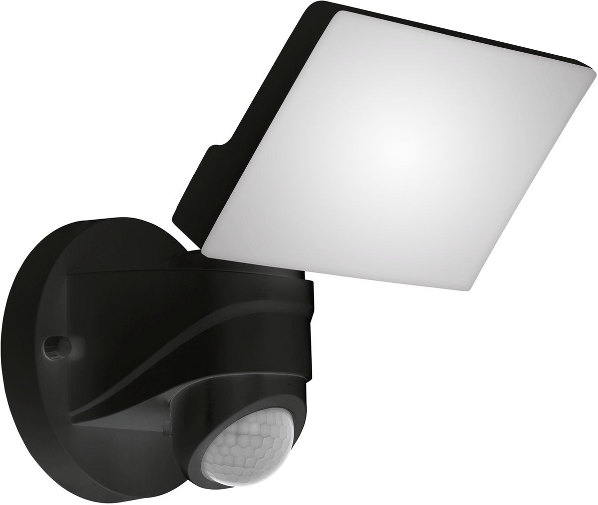 Applique Eglo pagino pour extérieur - avec détecteur de mouvement - ip44 - noir