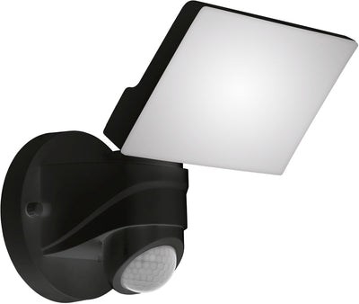 Applique Eglo pagino pour extérieur - avec détecteur de mouvement - ip44 - noir