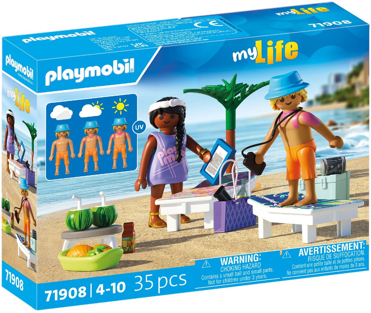 Sortie plage Playmobil en couple