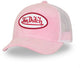 Von Dutch - casquette de camionneur snapback kylie | taille unique | réglable | fermeture pression - rose blanc
