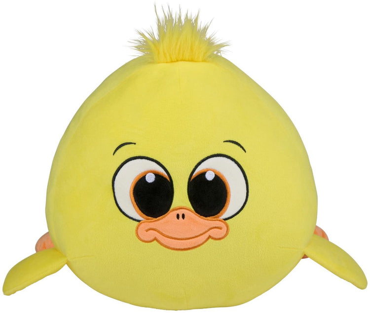 Eddy Toys peluche canard peluche animal 40 cm - peluche douce canard avec de grands yeux - peluche jaune pour bébé et enfant - peluche canard pour garçons et filles - cadeau peluche animal mignon