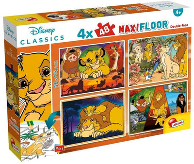Lisciani Disney puzzle maxifloor 4 x 48 roi lion
