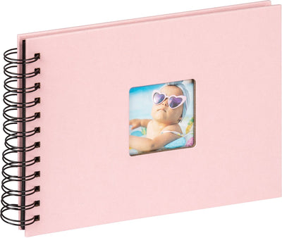 Walther sa-109-br sélection amusante pour bébé - album à spirale - taille 23 x 17 cm - rose