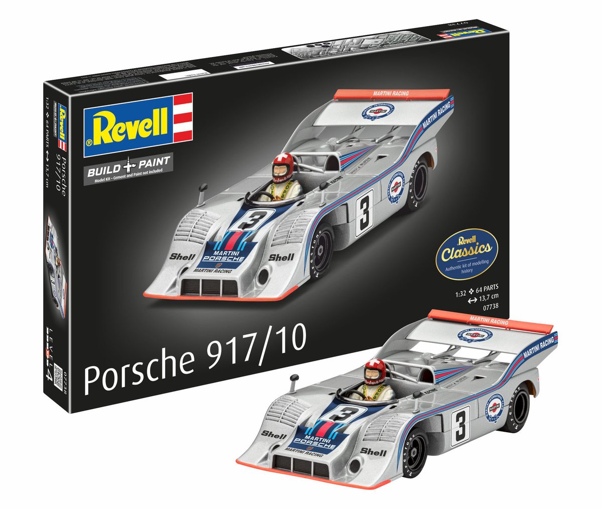 Maquette Revell - Porsche 917 1:32 - 64 pcs.