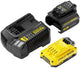 Accessoires Stanley - lot de chargeur 2 A, 1 batterie 18 V Li-Ion 2,0 Ah et adaptateur sfmcb121d1-qw