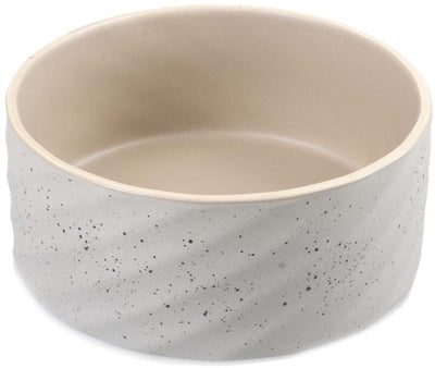Duvo plus dîner bol à manger pierre ondulée dune m-1250ml-18x18x7,5cm gris vert