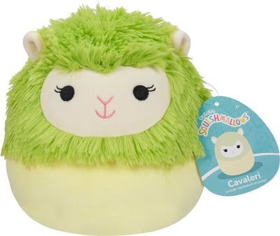 Squishmallows cavaleri - peluche alpaga vert anis 19cm