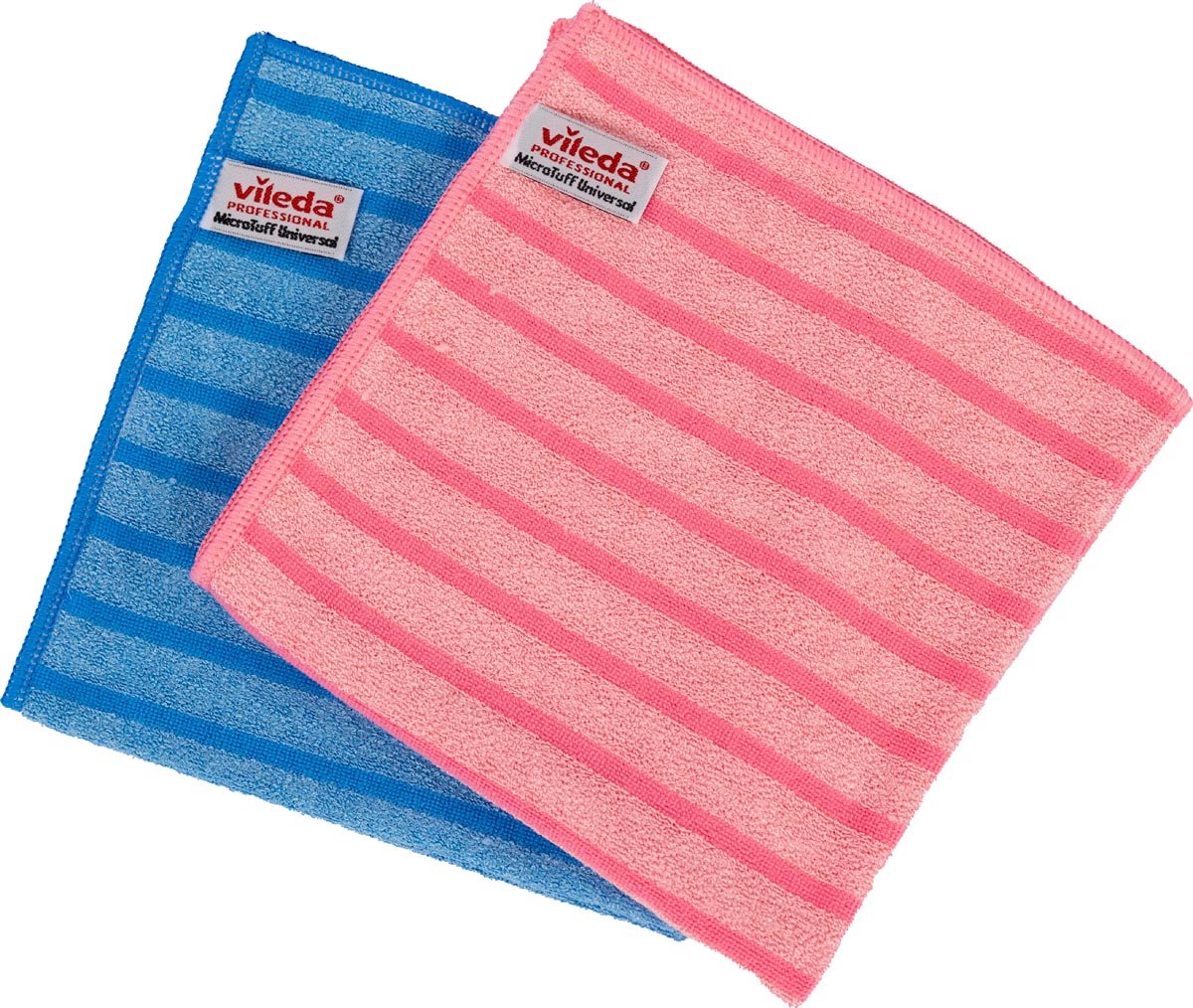 Vileda chiffon microfibre microtuff universel | paquet de 10 pièces | vert