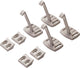 Loquet de sécurité sans marque pour placard - lot de 8 pièces - sécurité - serrure de porte de placard à tiroirs - invisible de l'extérieur