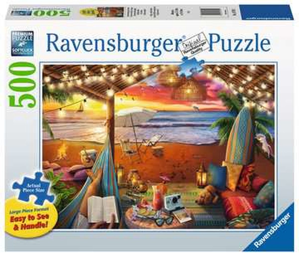 Ravensburger puzzle Cosy Cabana - puzzle - 500 pièces extra large