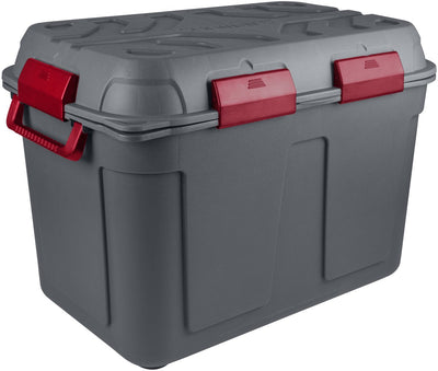 Boîte de rangement étanche Sunware q-line avec couvercle 160l - 55x79x55 cm