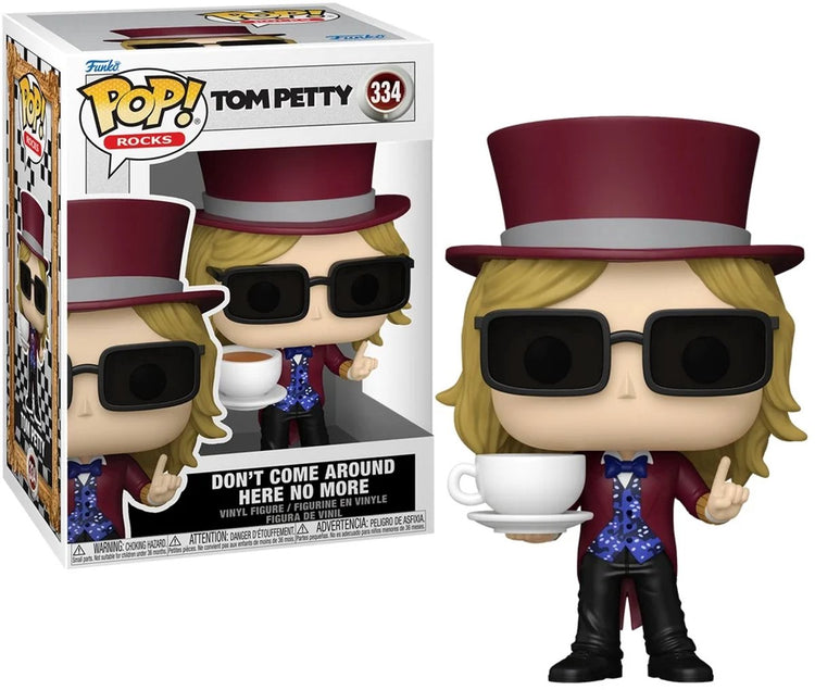 Funko Tom Petty Pop! figurine en vinyle rocks ne viens plus ici 9 cm