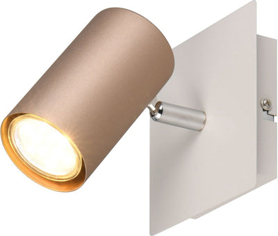 Trio marley - spot - moka - excl. 1x gu10 4,9 w - montage mural et plafond