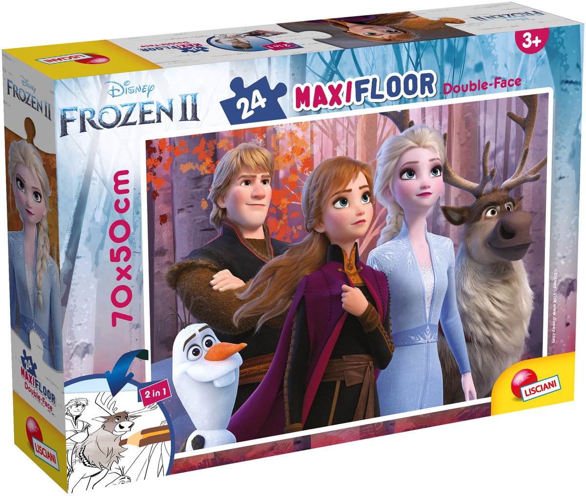 Lisciani Disney Puzzle Df Maxi Floor 24 La Reine Des Neiges 2