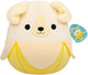 Squishmallows Jazwares - peluche moyenne (nate - banane golden retriever) - peluche 30cm