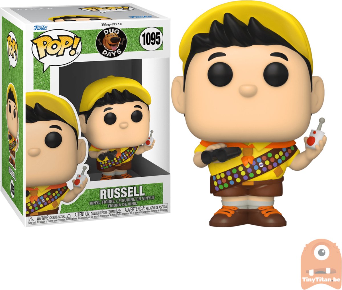Funko-pop ! disney : jours creusés - russel #1095 [7 10]