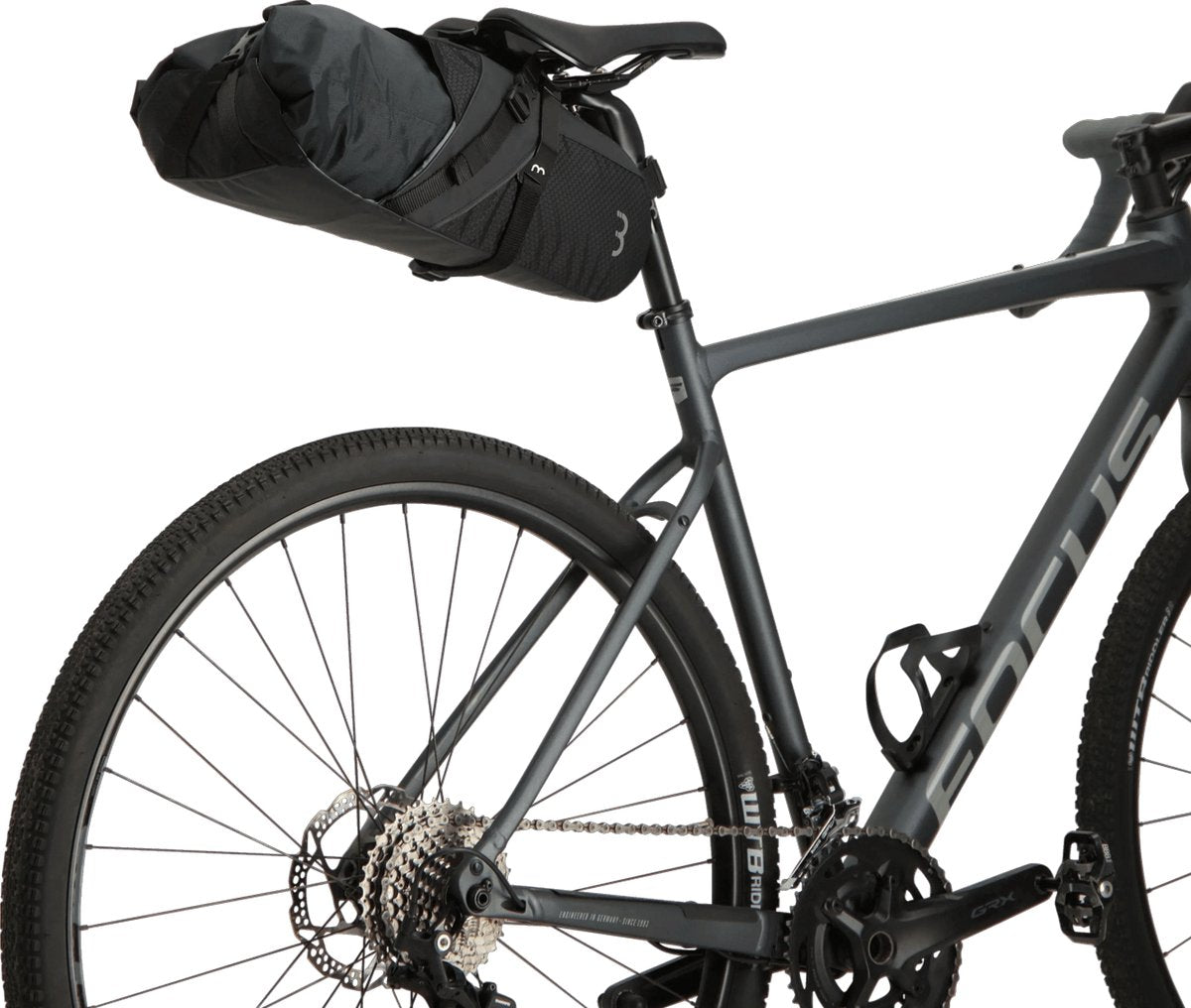 Attelle de sac de vélo Bbb - stabilisateur universel de sac de selle bikepacking - fixation de rail de selle - bsb-148