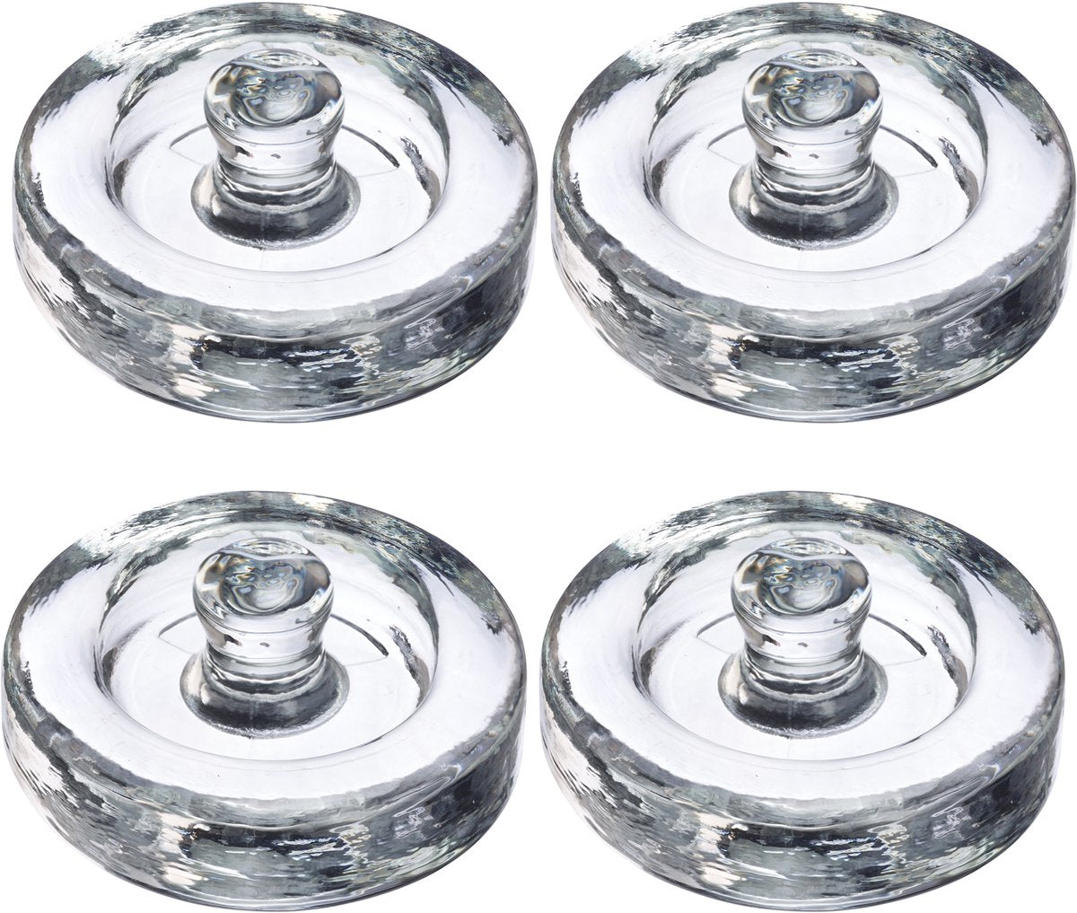 Poids Westmark pour la fermentation – lot de 4 poids en verre pour la fermentation, accessoires pour la fermentation – verre, ø 8 cm, 4 pièces