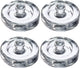 Poids Westmark pour la fermentation – lot de 4 poids en verre pour la fermentation, accessoires pour la fermentation – verre, ø 8 cm, 4 pièces