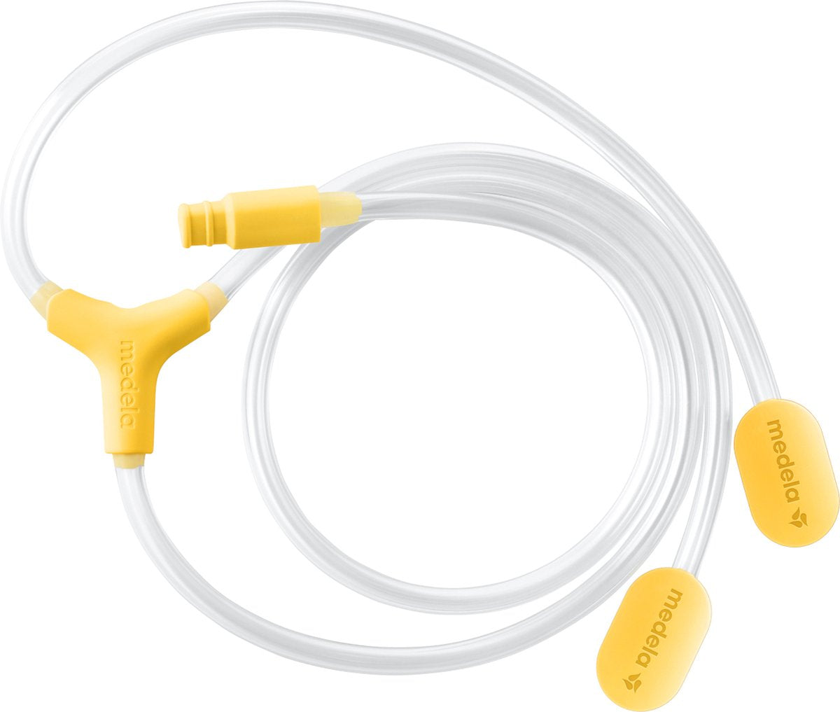 Tuyau mains libres Medela - adapté aux tire-lait double face - tire-lait maxi freestyle et swing - tuyau en Y spécialement conçu pour les bonnets de collecte mains libres.