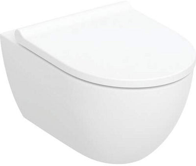 Pack WC suspendu Geberit acanto - à fond creux - turboflush 36x53cm - abattant WC - fermeture amortie - dégagement rapide - blanc