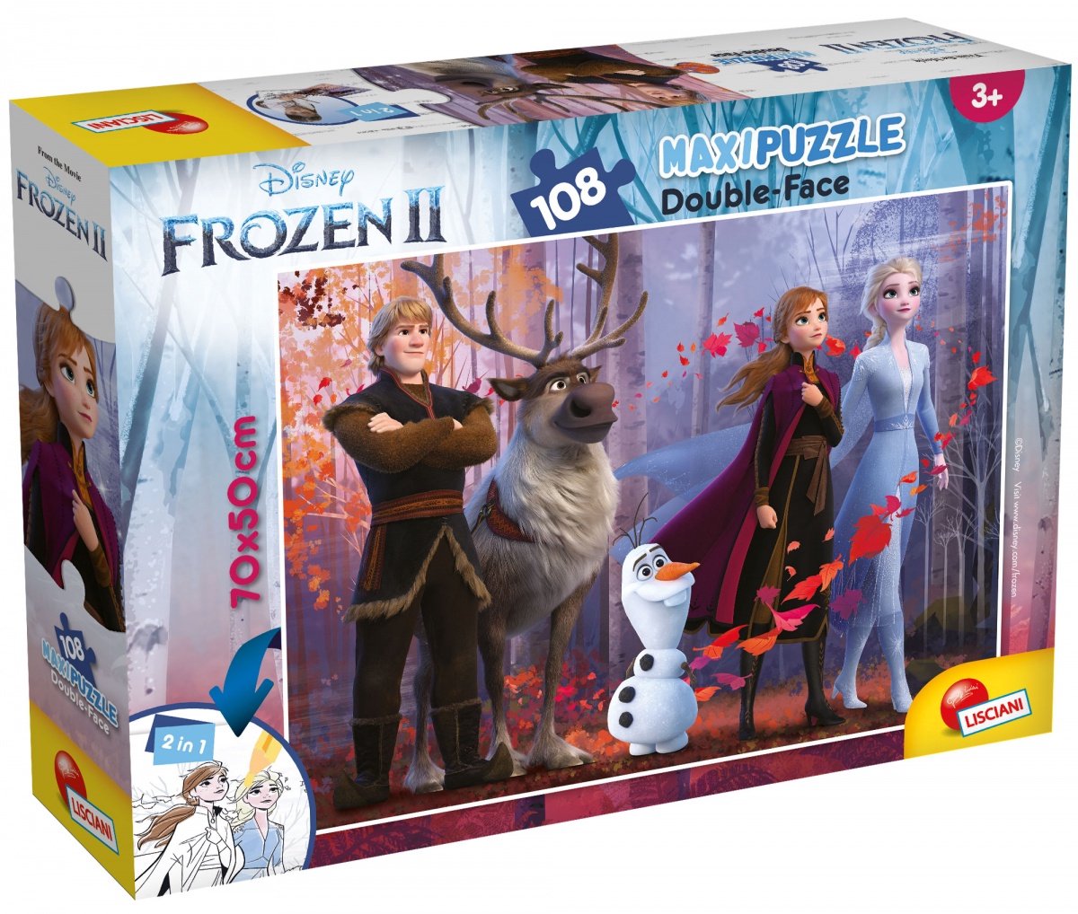 Lisciani Disney Puzzle Df Maxi Floor 108 La Reine Des Neiges 2