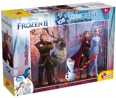 Lisciani Disney Puzzle Df Maxi Floor 108 La Reine Des Neiges 2