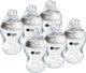 Tommee tippee biberons natural start 0 mois et plus, lot de 6 biberons 260 ml, tétine en forme de sein pour une succion naturelle, faible débit, autostérilisante et sans BPA, les essentiels de l'alimentation de bébé