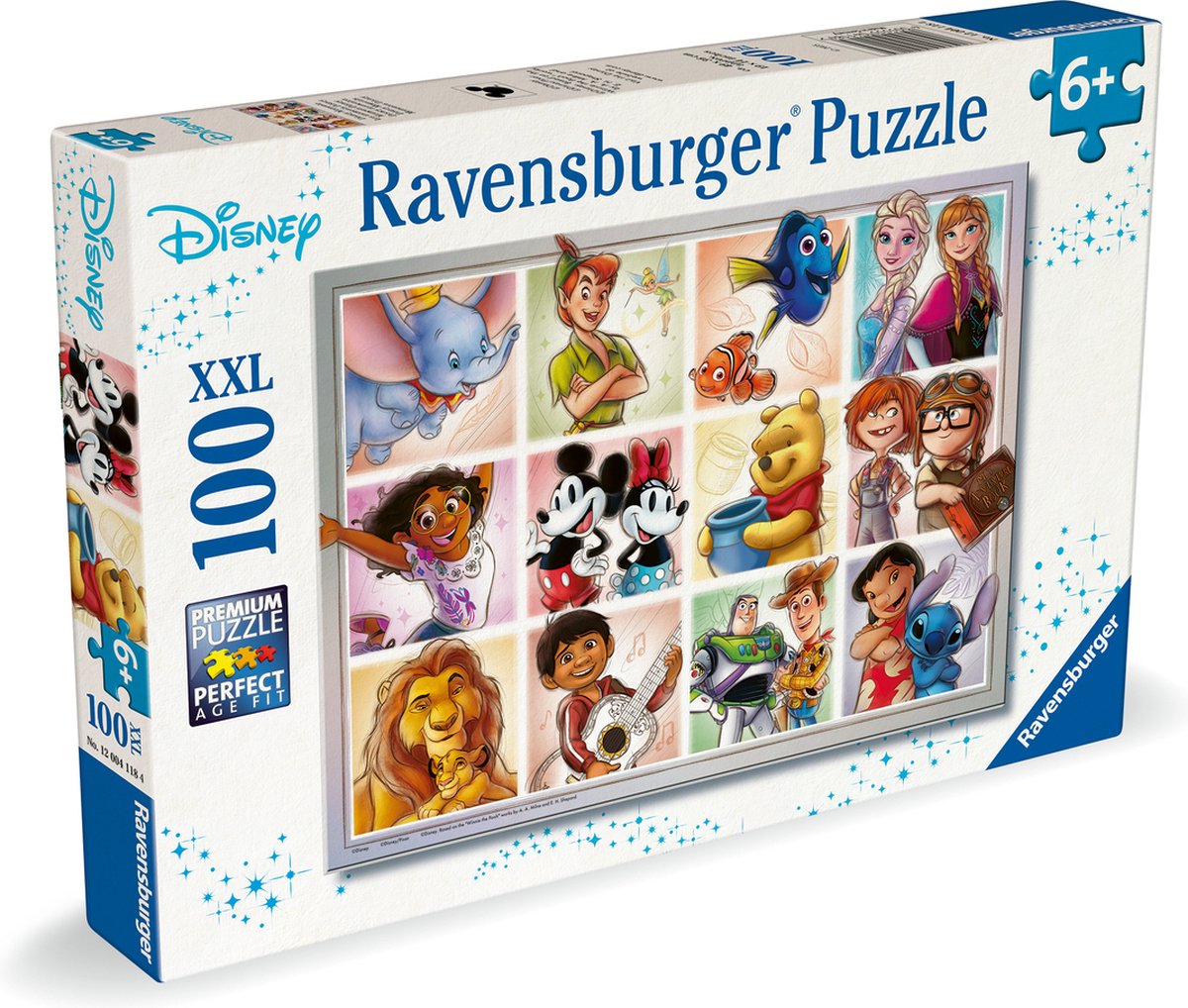 Ravensburger Jigsaw Puzzle XXL Disney Personnages, 100e.