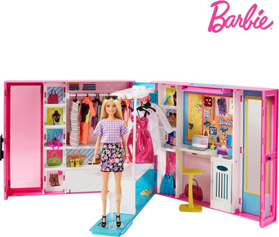 Armoire de rêve Barbie avec poupée - ensemble de poupée