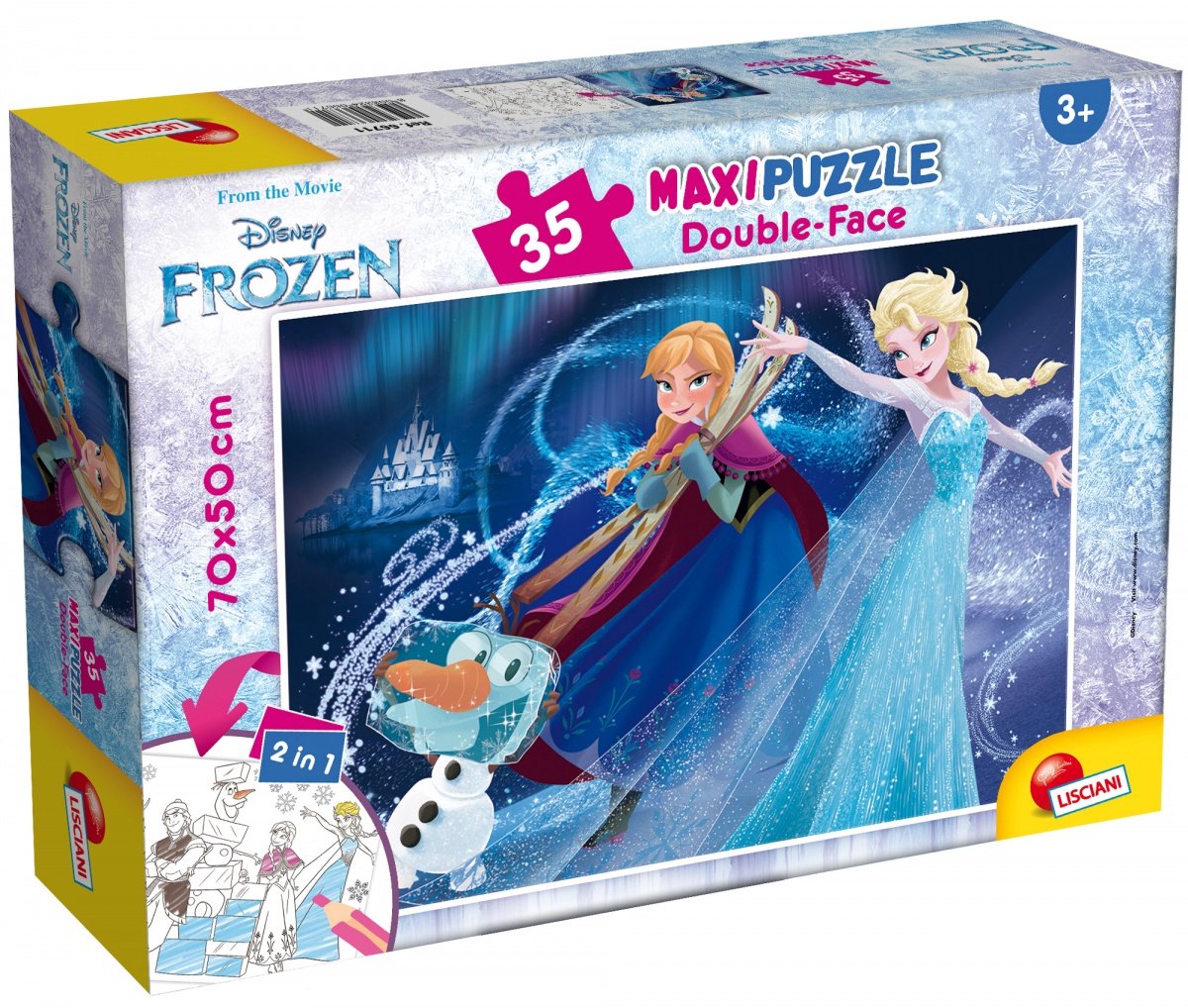 Lisciani Disney Puzzle Df Maxi Floor 35 La Reine des Neiges