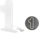 Partydeco - néon LED numéro 1 - 50 cm - blanc chaud