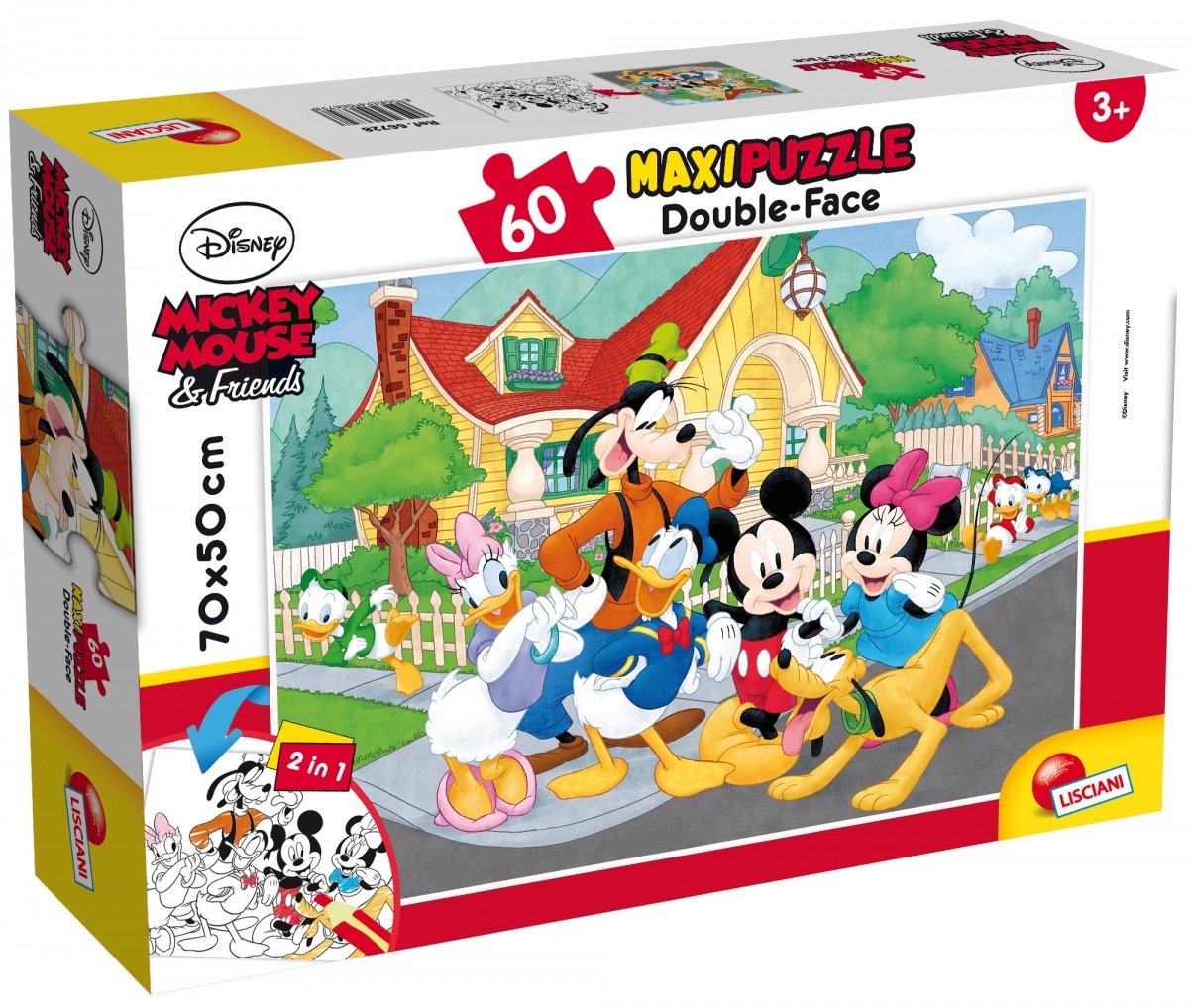 Lisciani Disney puzzle df maxi étage 60 mickey