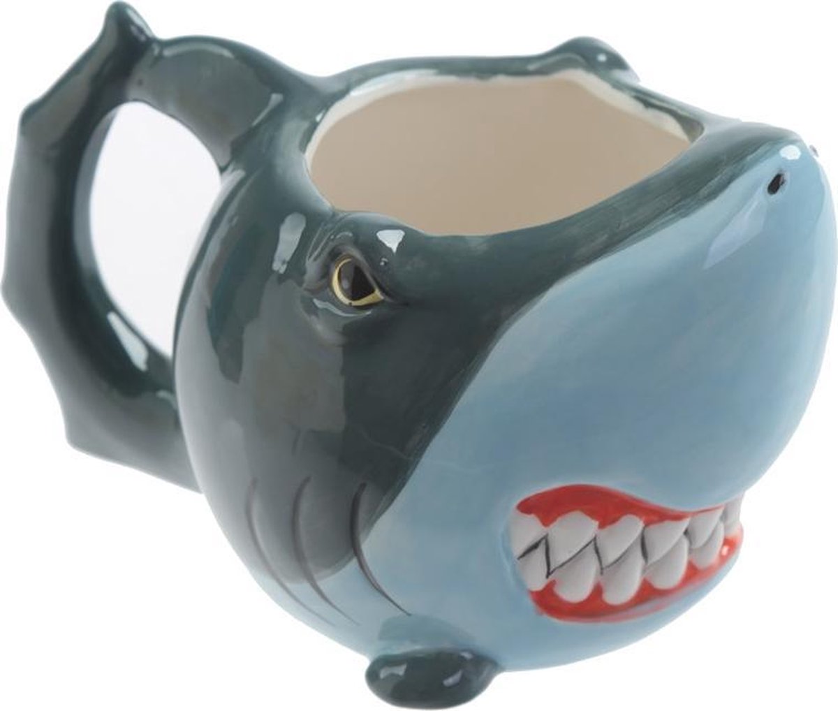 Tasse en céramique en forme de requin