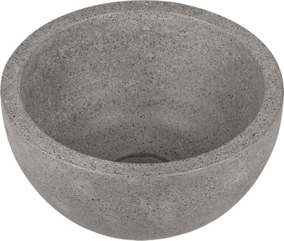 Lavabo de rivière Differnz - 23x23x12cm - terrazzo gris fin