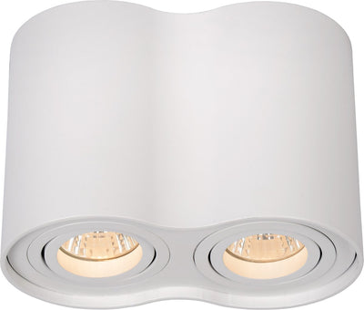 Lucide tube - spot de plafond (plafonnier) - 2xgu10 - blanc