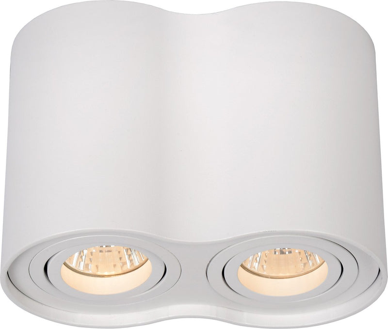 Lucide tube - spot de plafond (plafonnier) - 2xgu10 - blanc