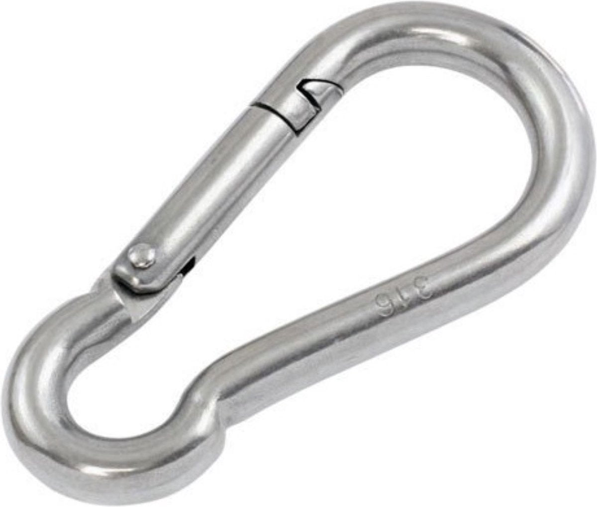 Starx étoile-x. mousqueton en acier inoxydable. 6x60mm 1 pièce