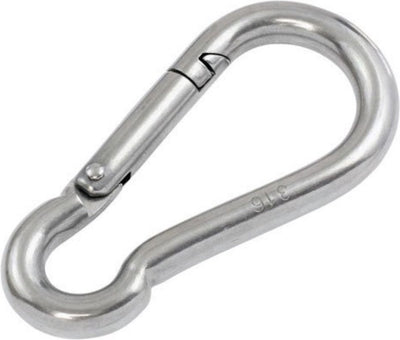 Starx étoile-x. mousqueton en acier inoxydable. 6x60mm 1 pièce