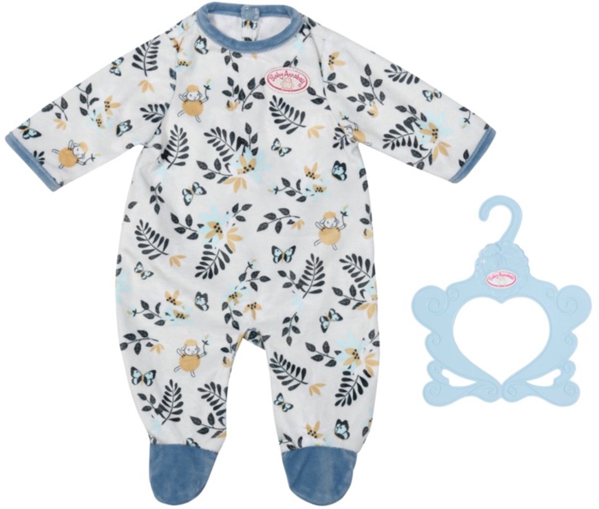 Combishort Baby Annabell bleu - vêtements de poupée 43 cm