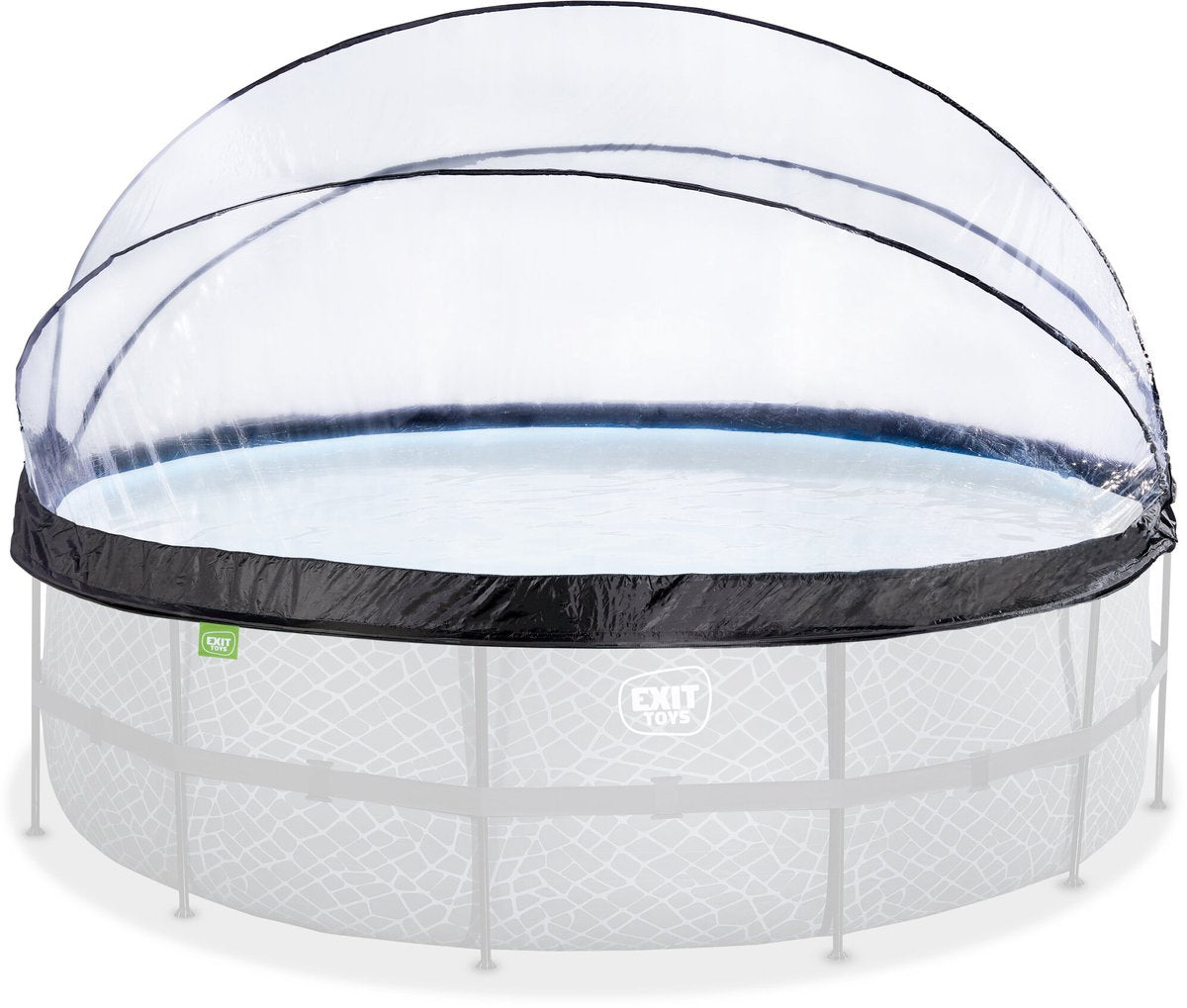Exit toys exit auvent de piscine eco ø488cm - dôme de piscine - universel - accessoire de piscine - résistant aux intempéries