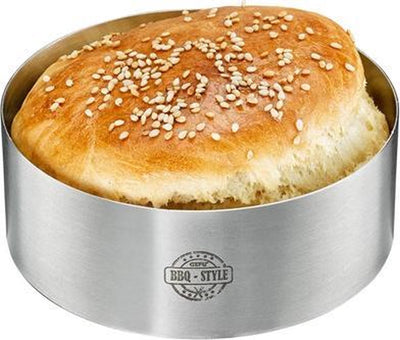 Anneau de barbecue Gefu bbq - anneau de gril en acier inoxydable pour légumes et viandes - 89361