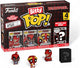 Funko Deadpool Bitty Pop ! figurine en vinyle pack de 4 dinosaures piscine 2,5 cm