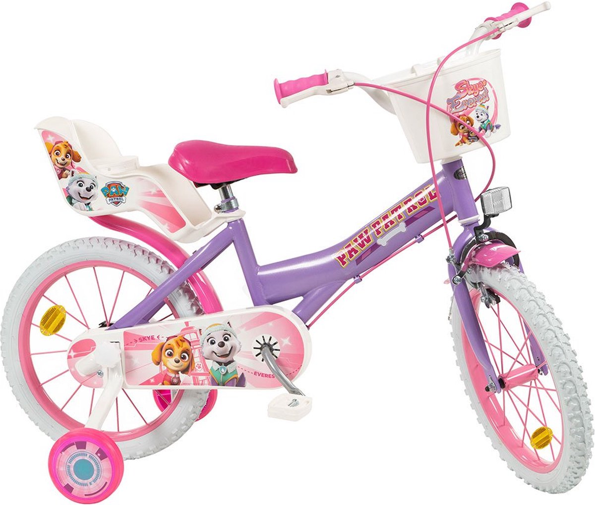 Toimsa - vélo pour enfants - 16 pouces - filles - patrouille psi