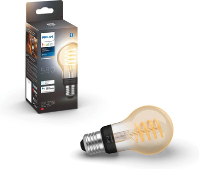 Lampe standard à filament Philips hue a60 - lumière blanche chaude à froide - paquet de 1 - e27